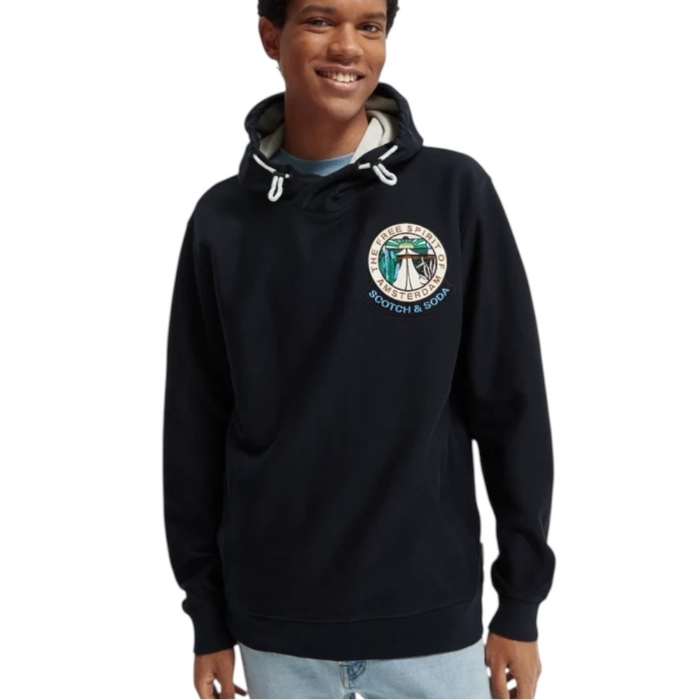 🌻NEW w/tag Scotch & Soda Free Spirit of Amsterdam Hoodie Men's Size Medium $198